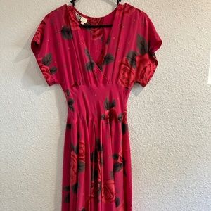 100% silk dress